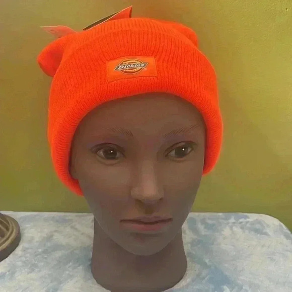 🆕 YEA.NICE Red and Dickies Orange Beanie Bundle - Picture 7 of 8